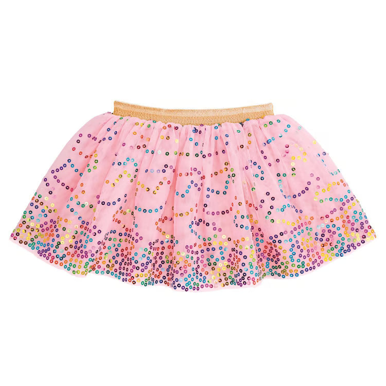 Rainbow Scattered Sequin Tutu