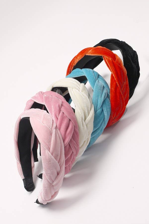 Velvet Braided Headband
