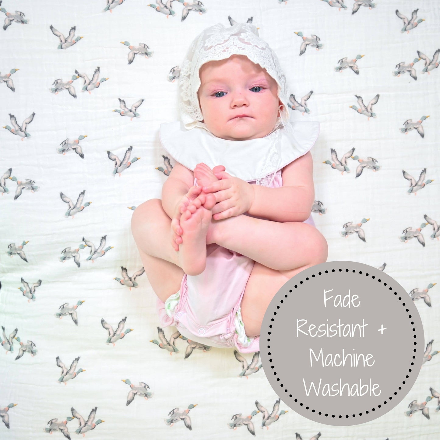 Ducks Swaddle Blanket