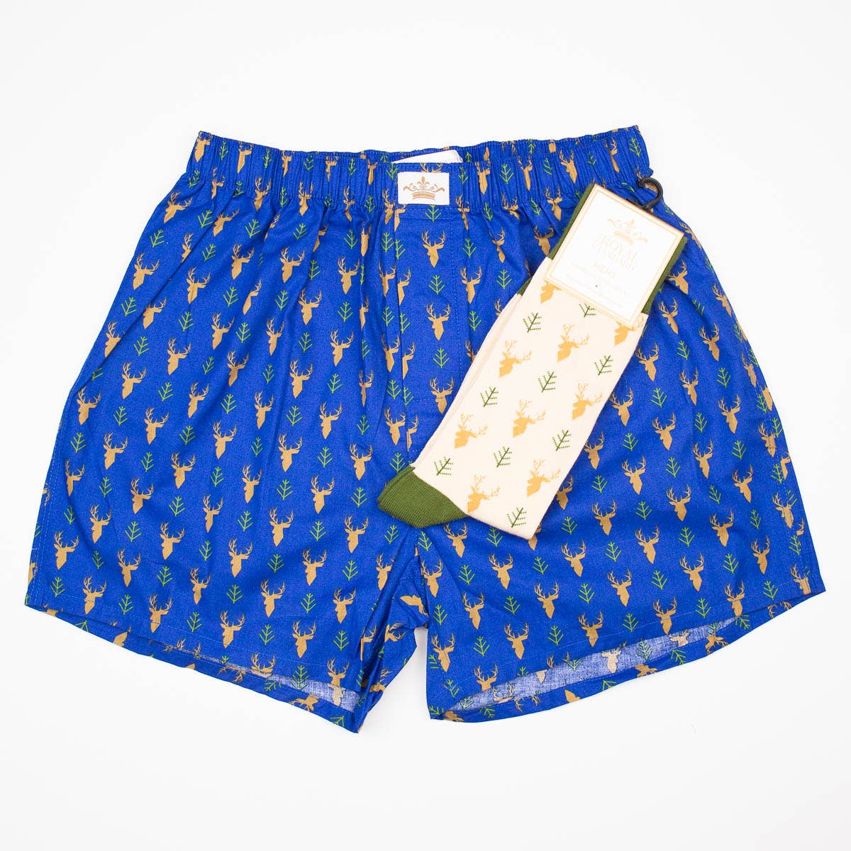 Men's Blue Deer Boxers