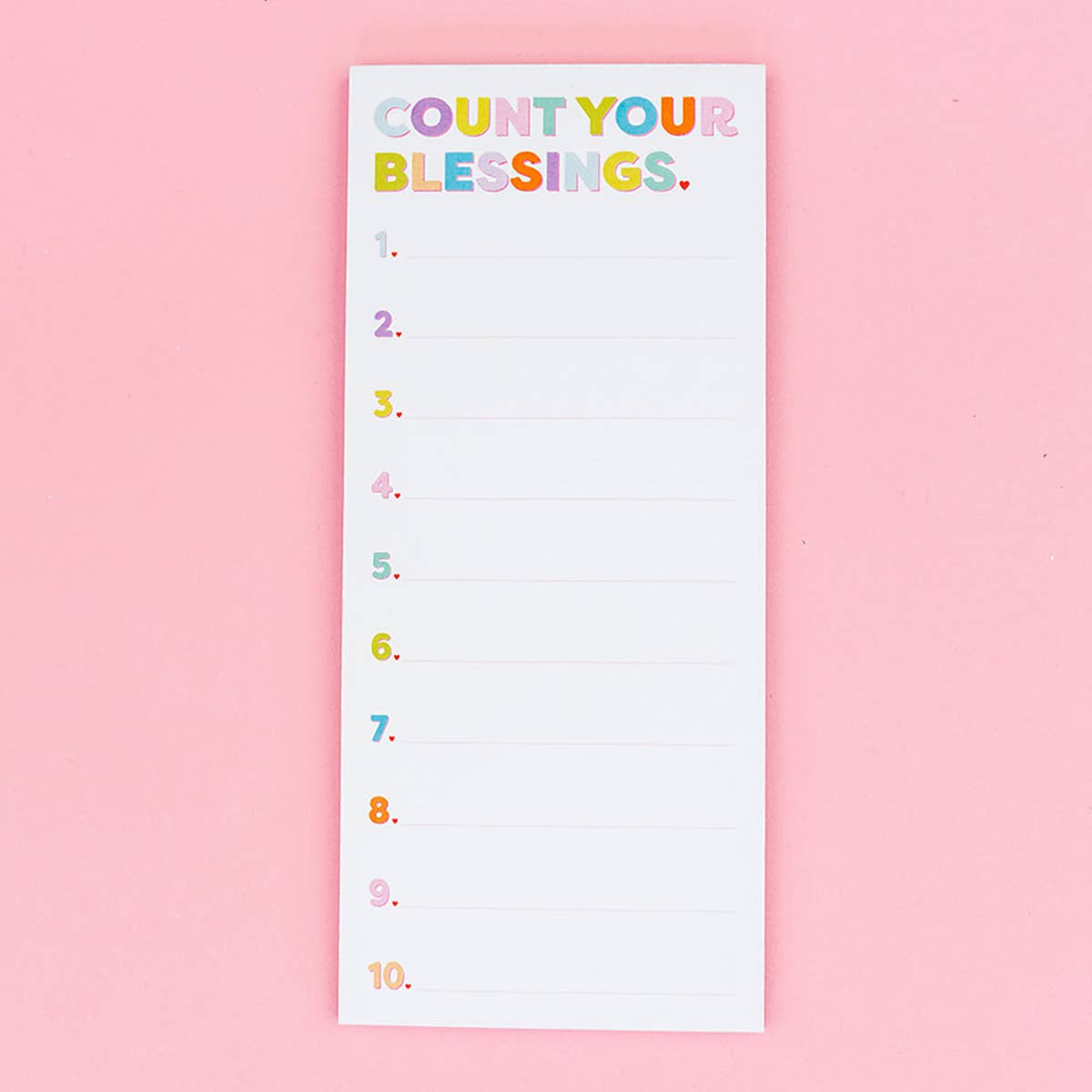 "Count Your Blessings" Notepad - 50 Sheets