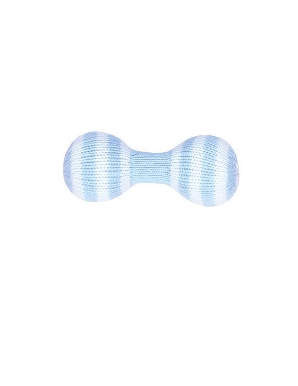Knit Rattle in Blue