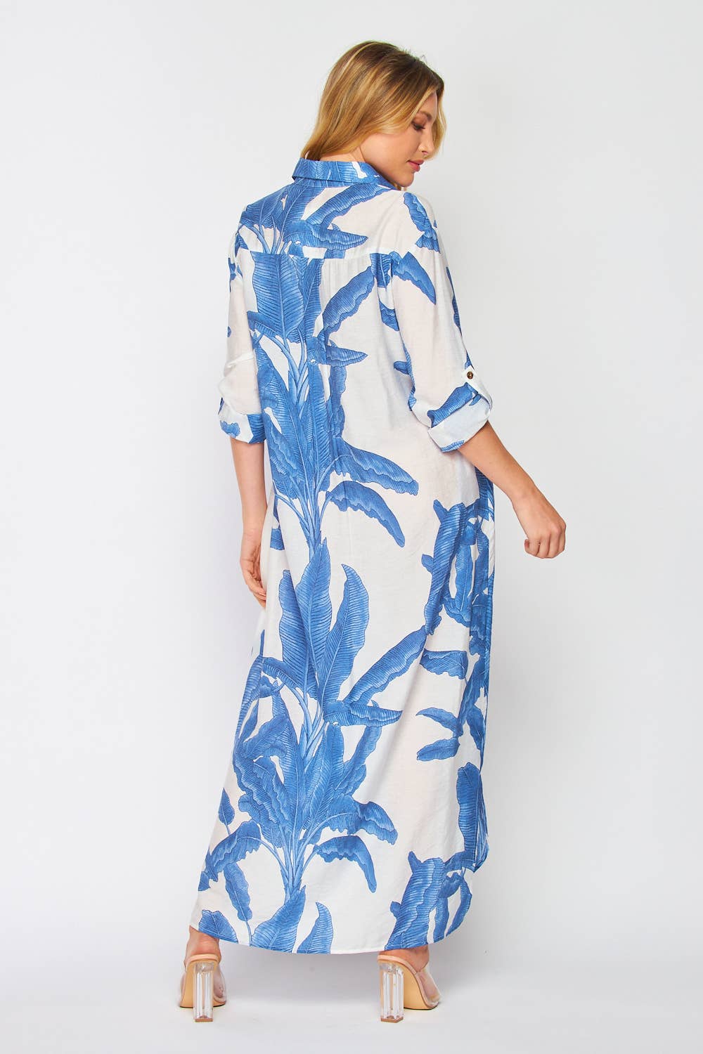Bohemian Maxi Dress - Blue