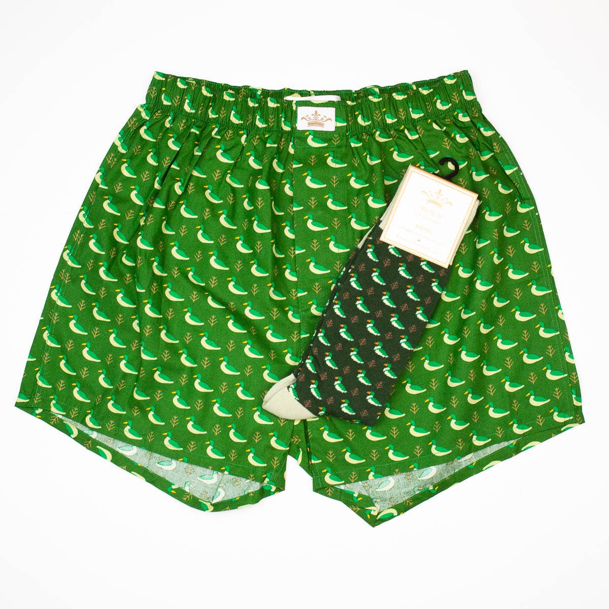 Men's Green Duck Boxers