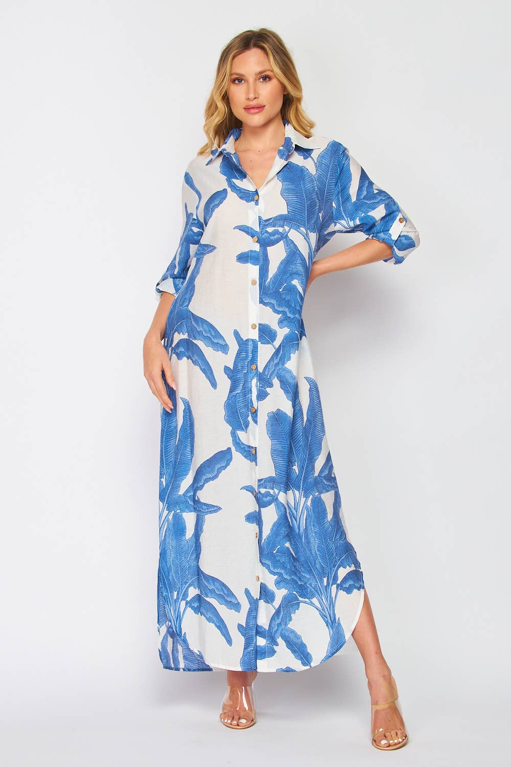 Bohemian Maxi Dress - Blue