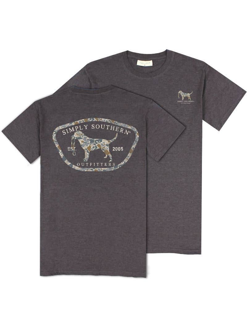 Mens Camo Dog T-Shirt