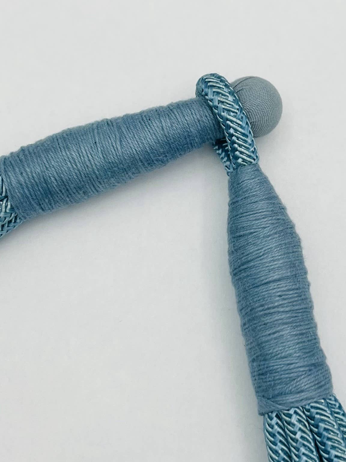 Rope Necklace in Light Dusty Blue