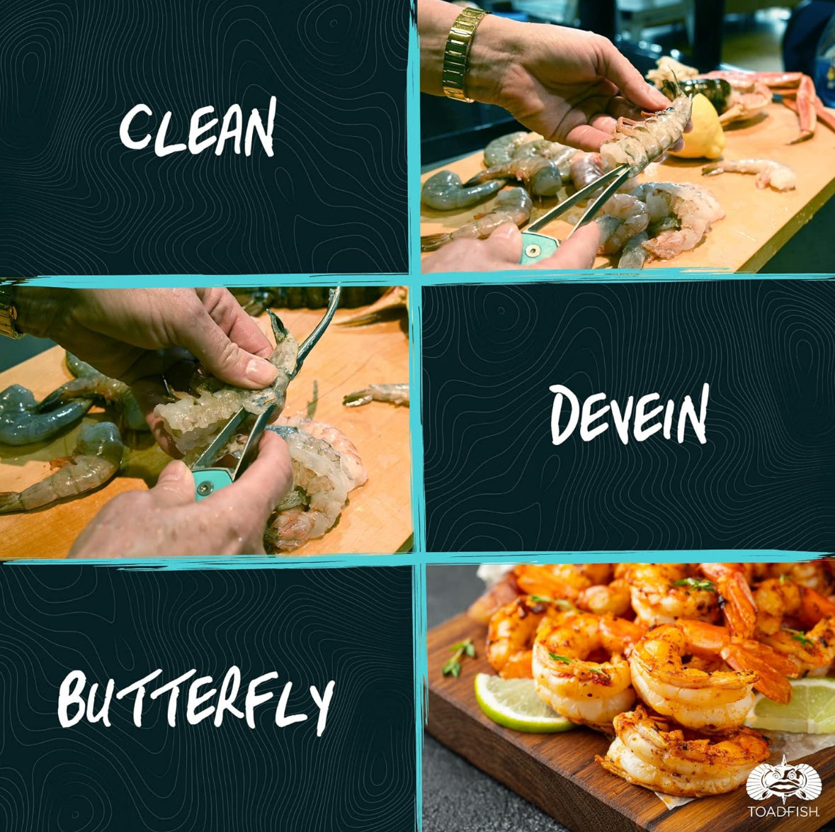 Shrimp Cleaner - Teal