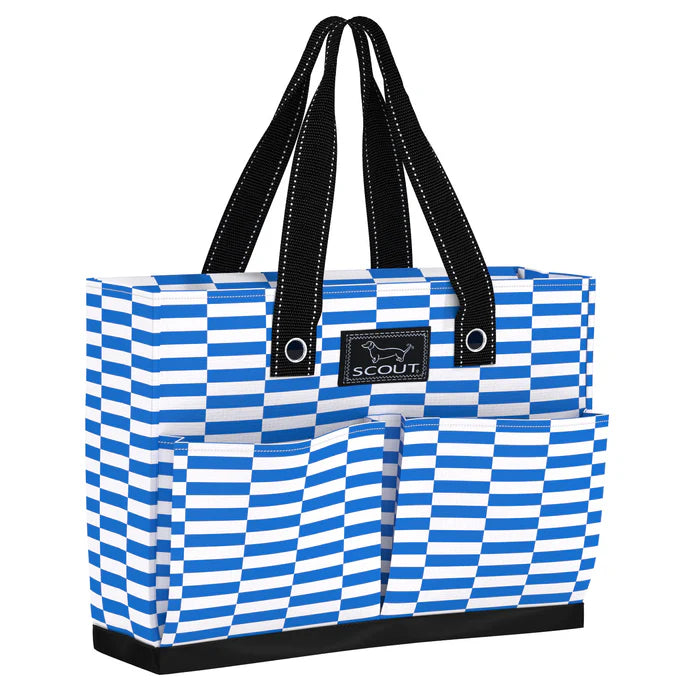 Uptown Girl Pocket Tote - Checkmate