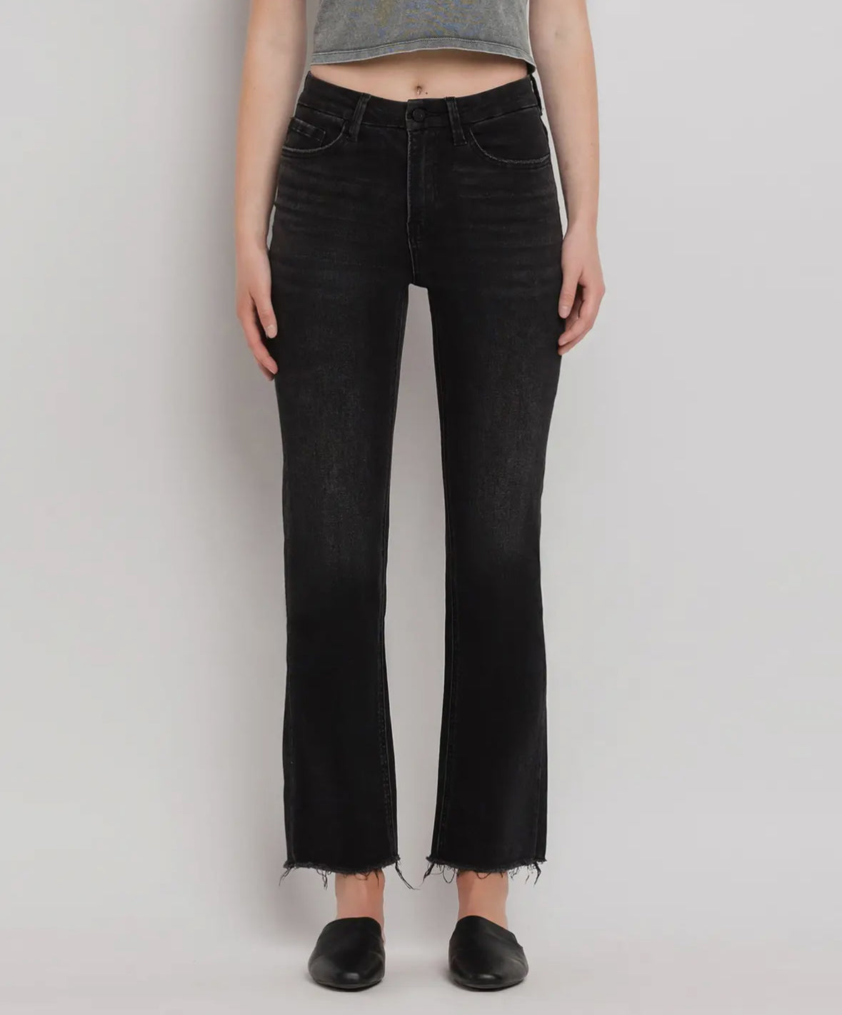 Bella - High Rise Seamless Waistband Kick Flares