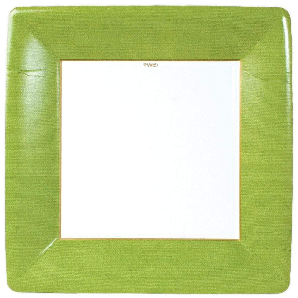 Grosgrain Square Paper Dinner Plates