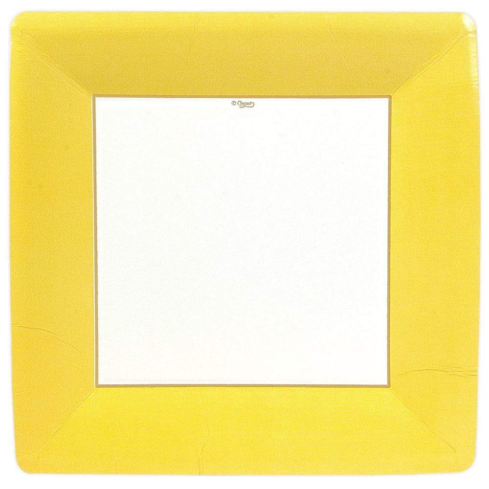 Grosgrain Square Paper Dinner Plates