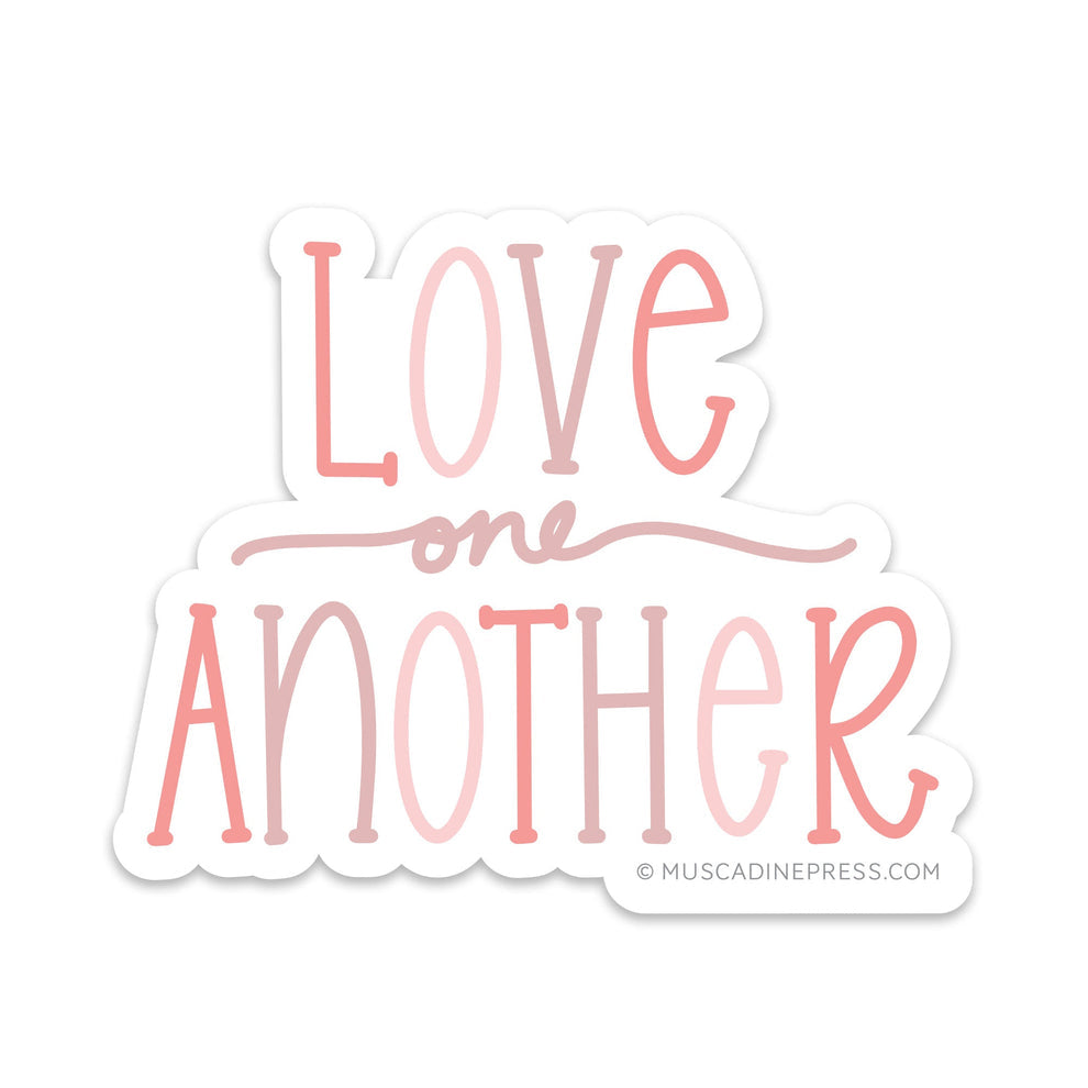 Love One Another Vinyl Sticker