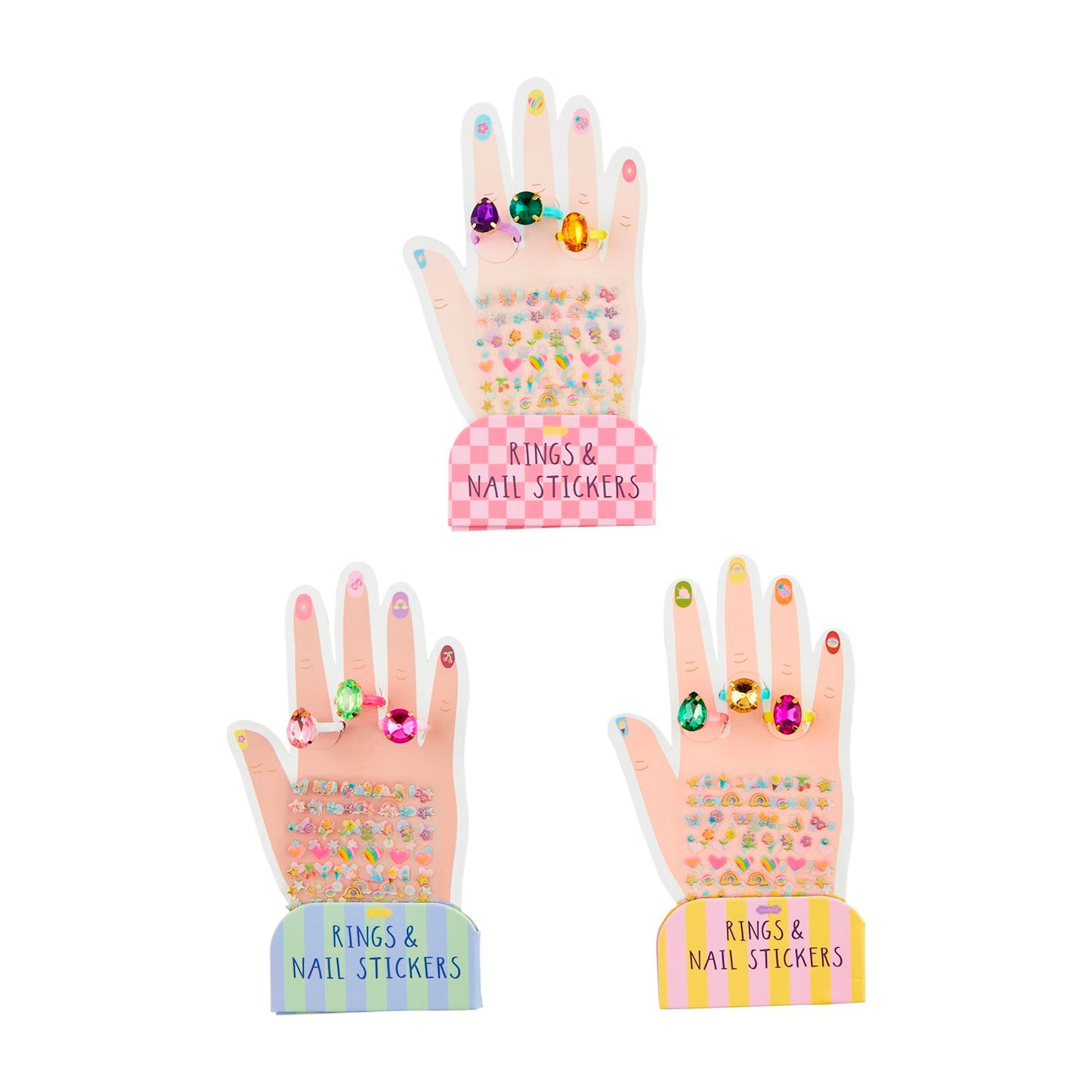 Rings and Nail Stickers