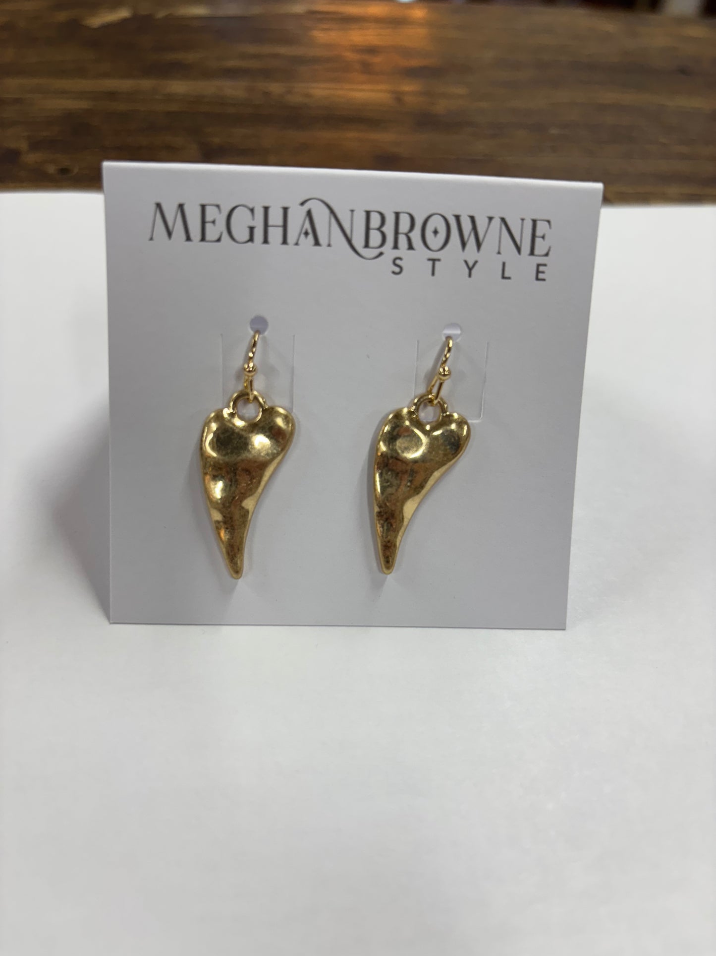 Abstract Heart Earrings Meghan Browne