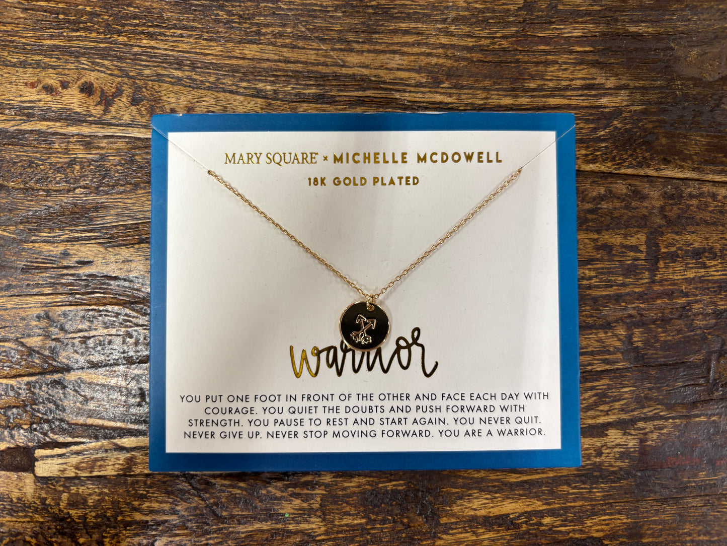 Warrior Necklace Michelle McDowell
