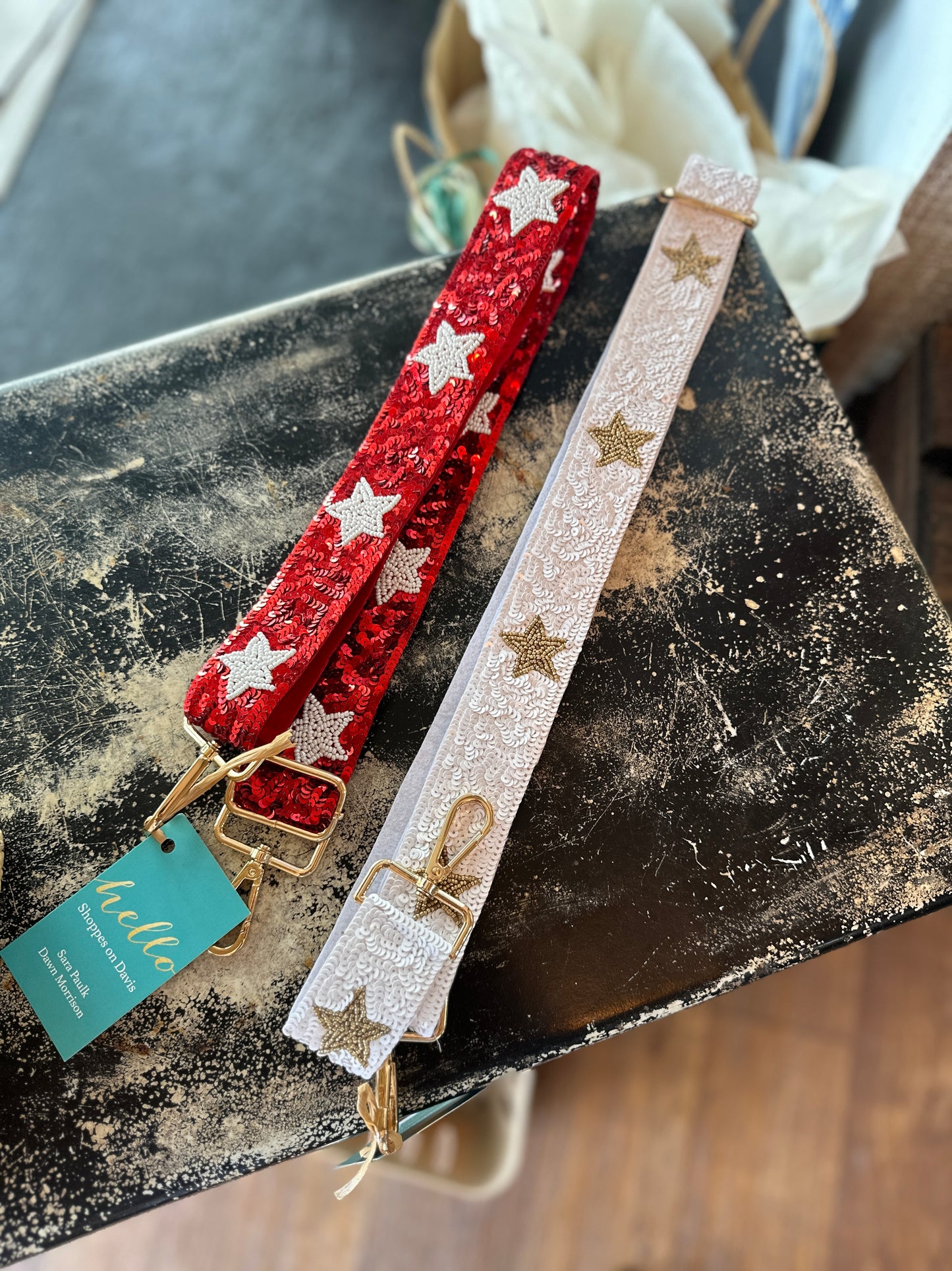 Sequin Purse Strap