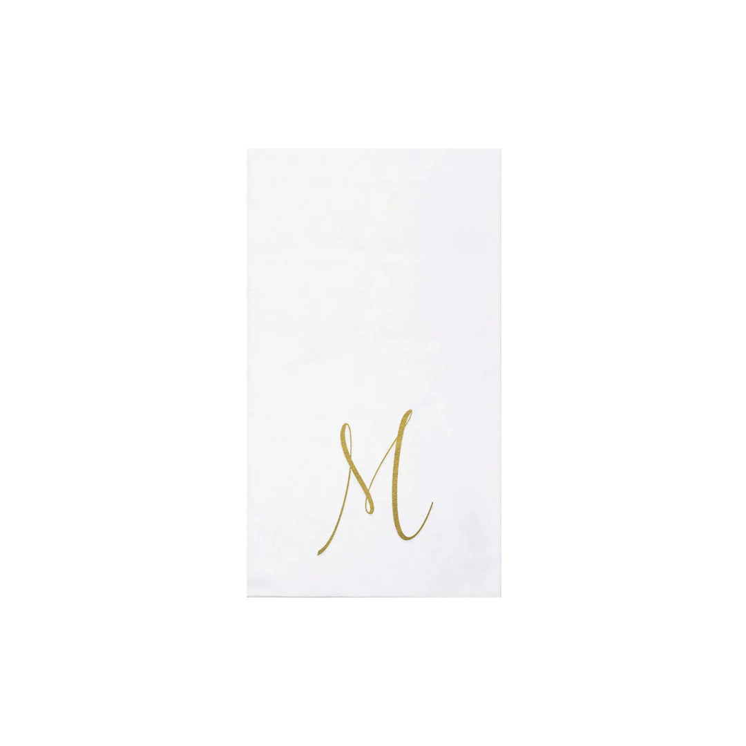 Vietri Monogrammed Guest Towels