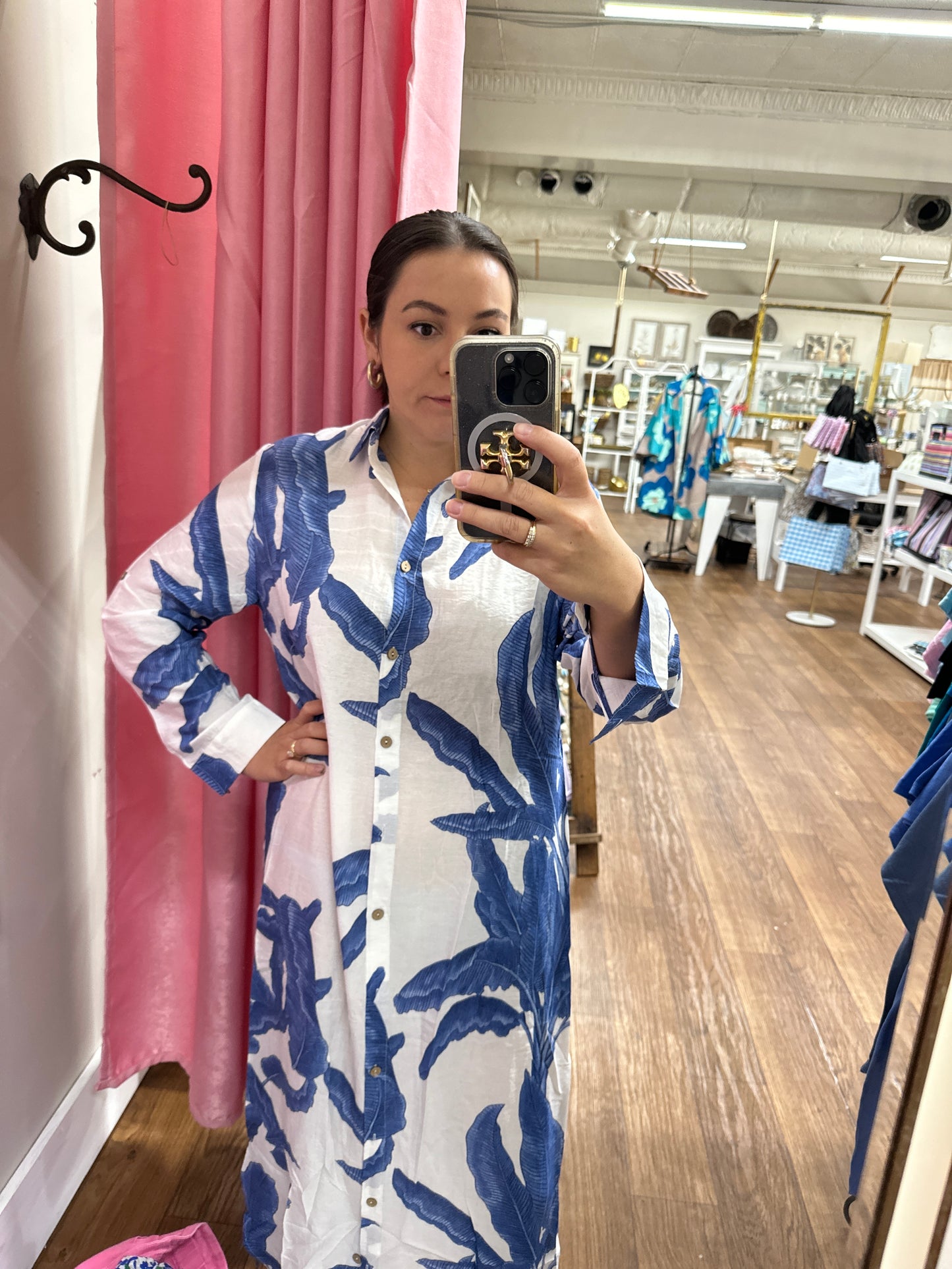 Bohemian Maxi Dress - Blue