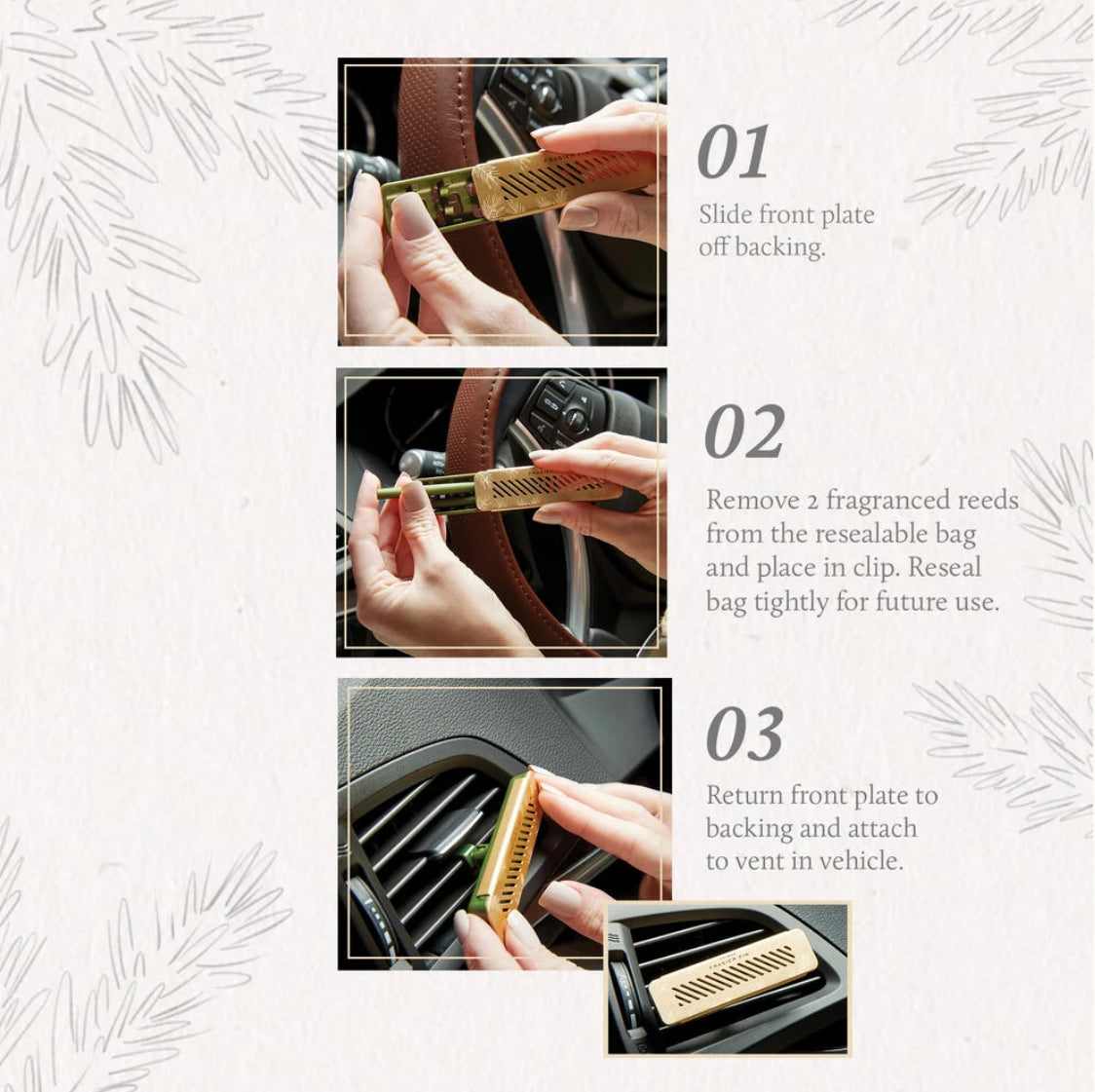 Frasier Fir Car Diffuser Kit