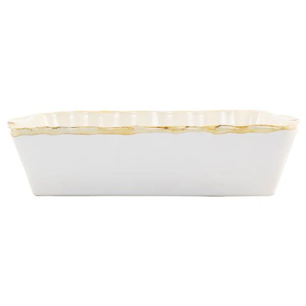 Italian Bakers Large Rectangular Baker - White