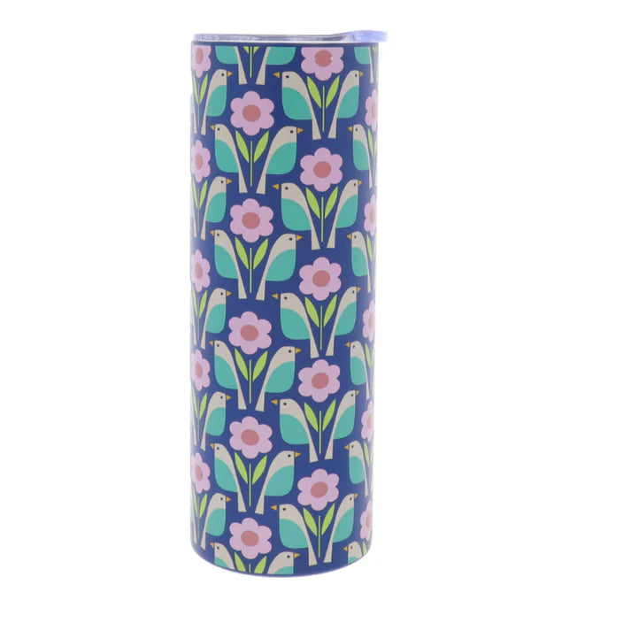 Birdie 20 Oz. Skinny Tumbler With Lid And Straw