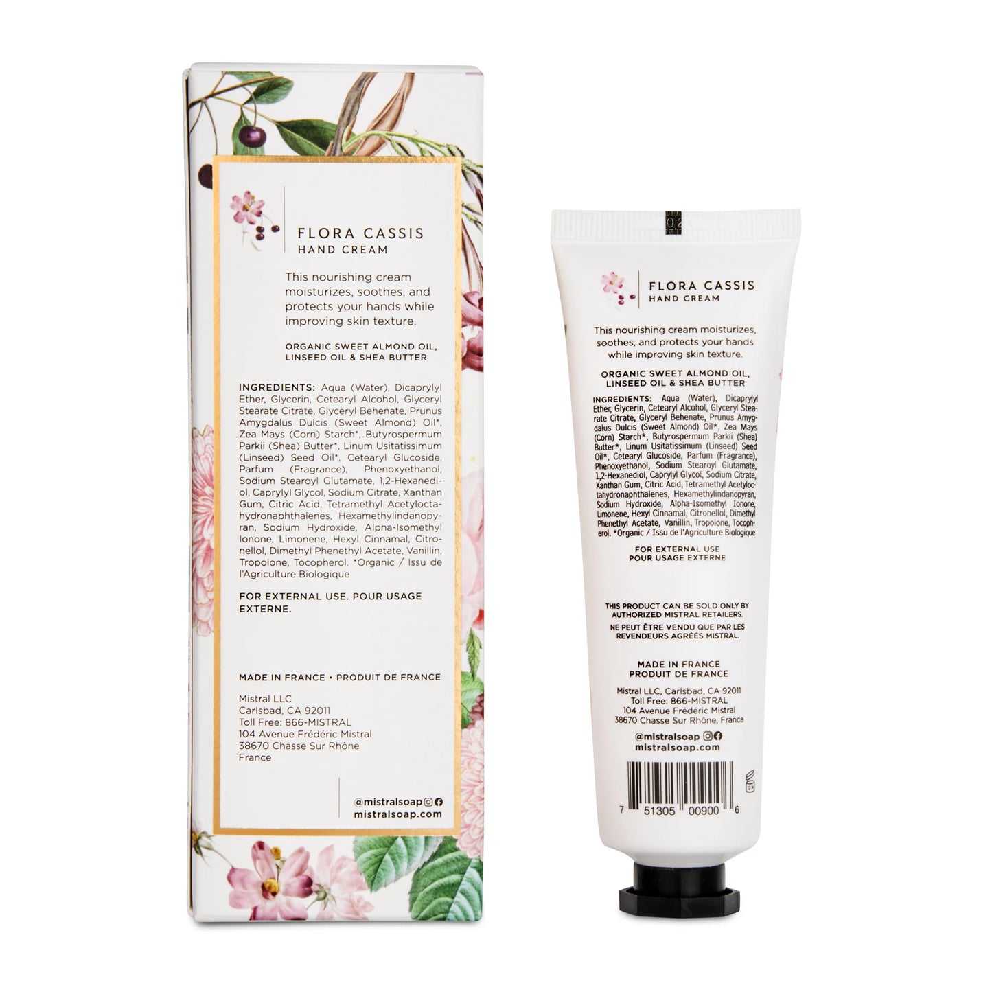 Mistral Luxe Flora Cassis Hand Cream