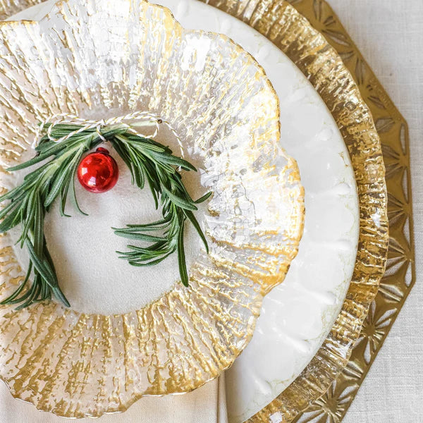 Vietri Rufolo Glass Service Plate/Charger