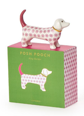 Dog Ceramic Ring Holder