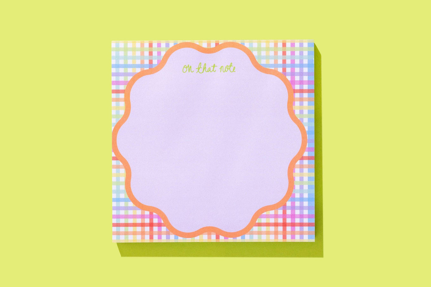 Square Notepad - "On That Note" - 100 Sheets