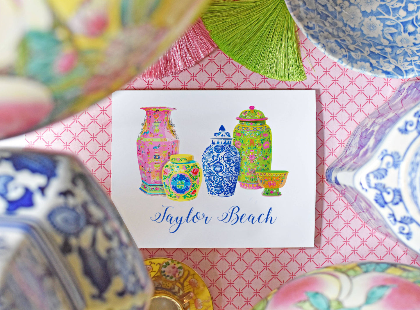 Haute Chinoiserie Folded Note Cards
