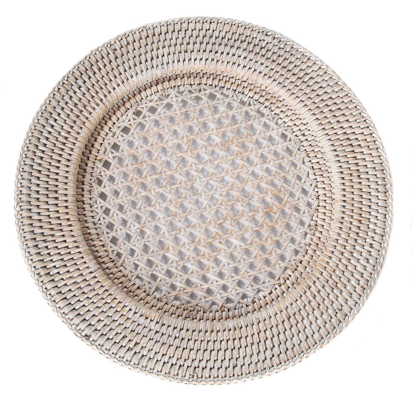 Rattan Open Weave Charger