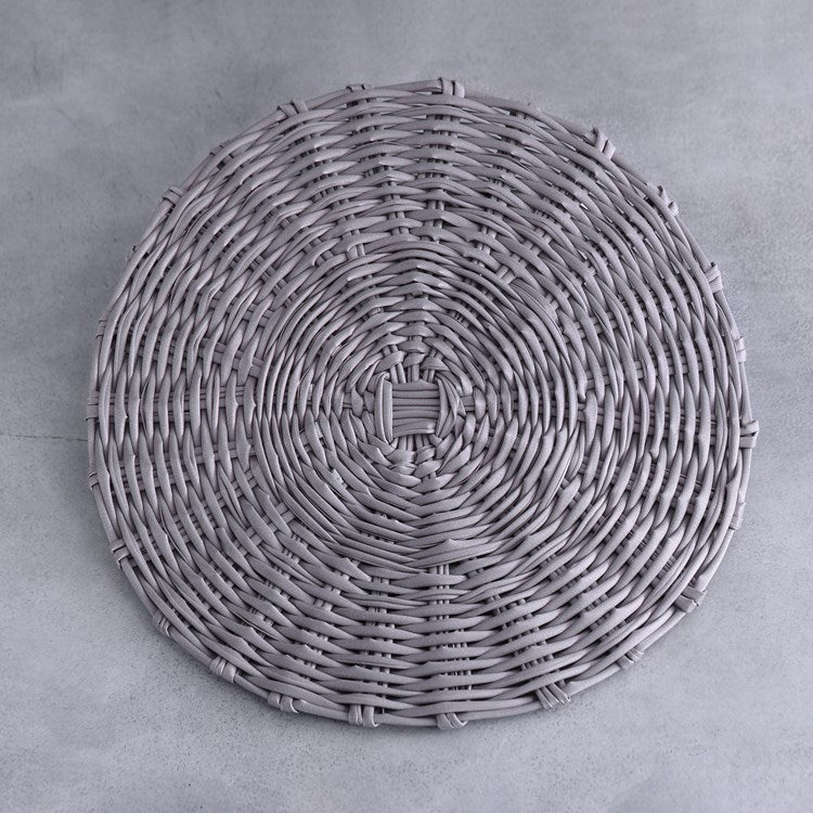 VIDA Faux Wicker Placemats S4 (Grey)