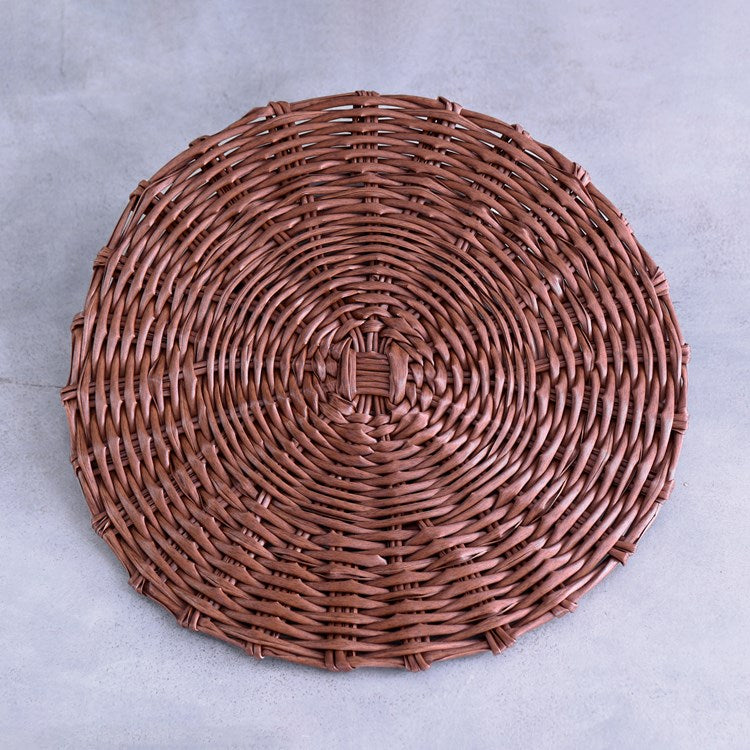 VIDA Faux Wicker Placemats S4 (Brown)