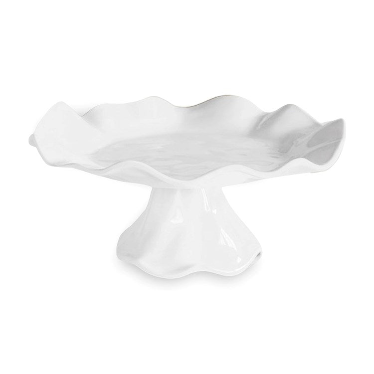 VIDA Havana Small Pedestal Cake Plate (White)
