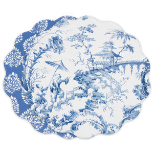 VIDA Chinoiserie Reversible Round Placemats