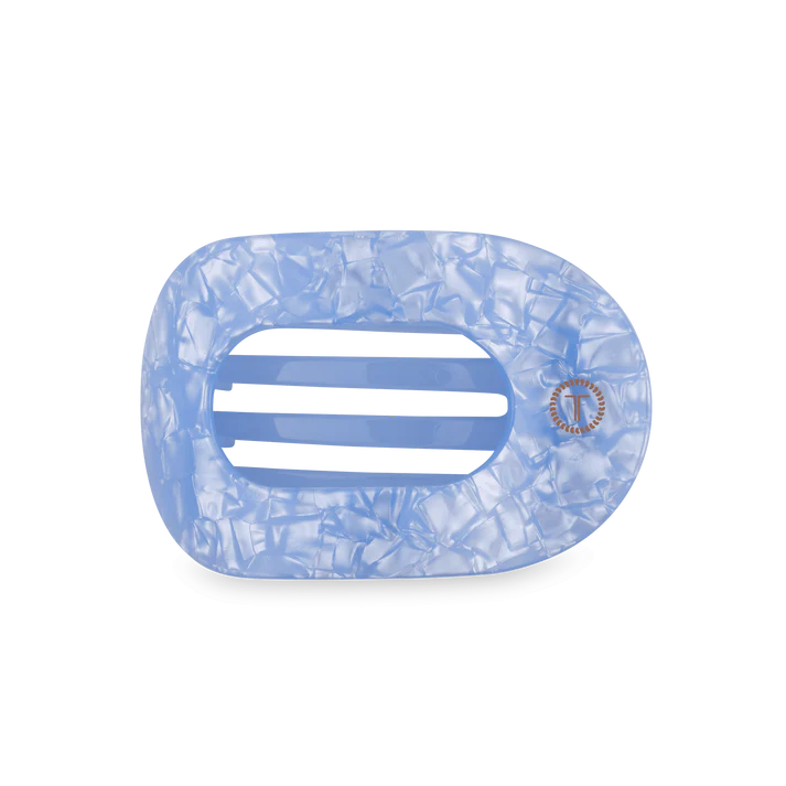 TELETIES - Blue Lagoon Round Flat Clip Medium