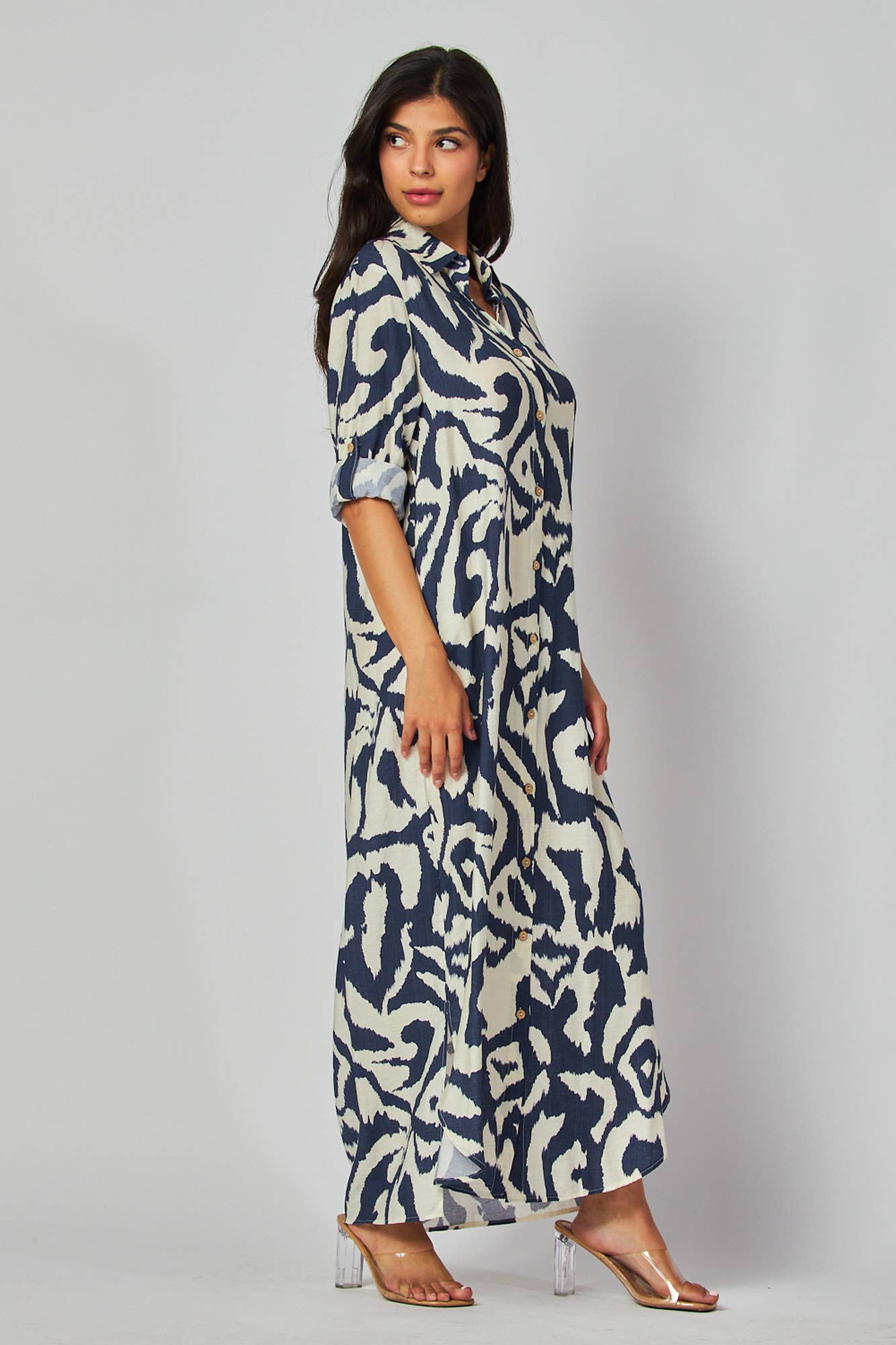 Navy Fall Maxi