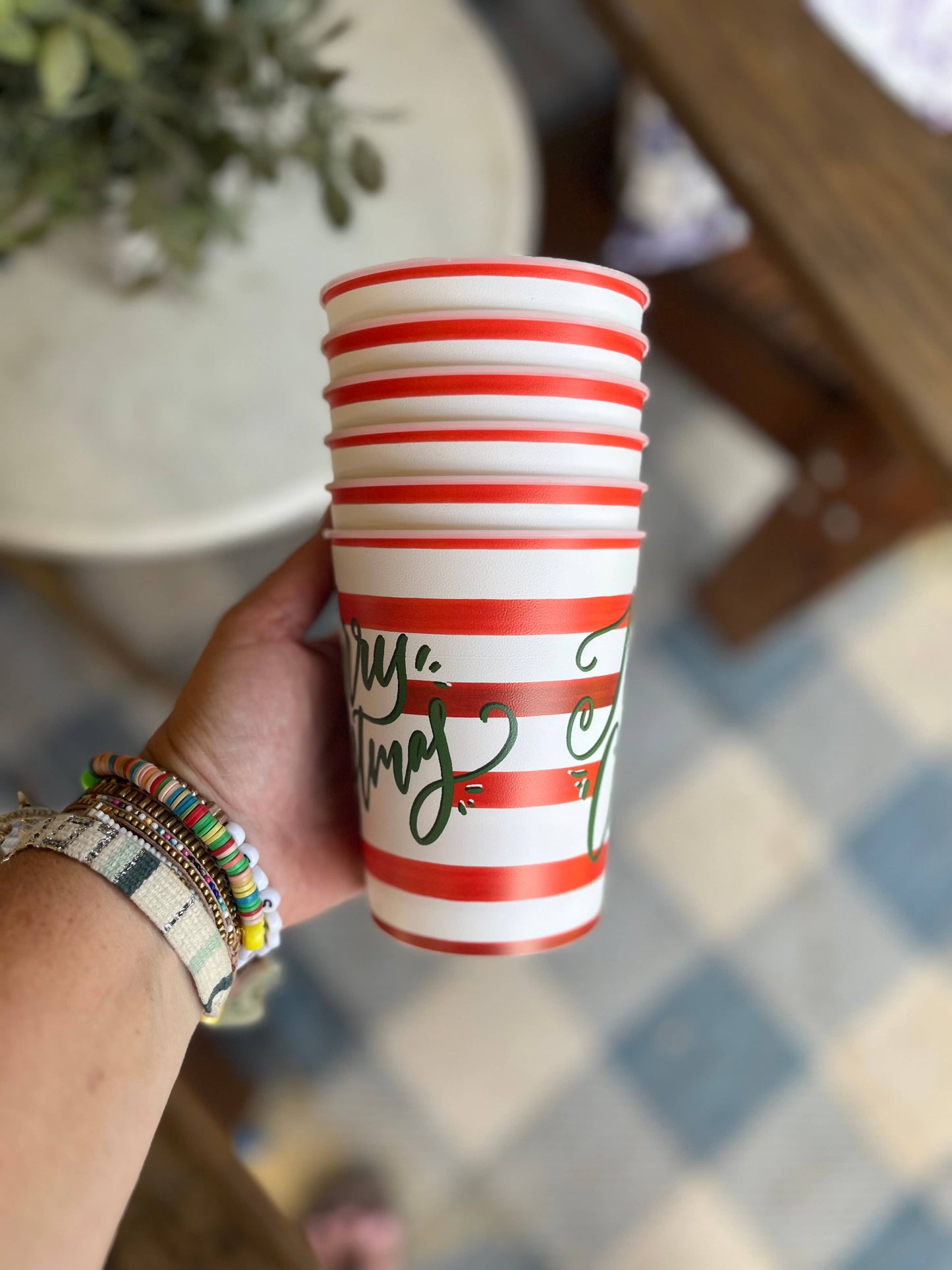 Merry Christmas Reusable Party Cups