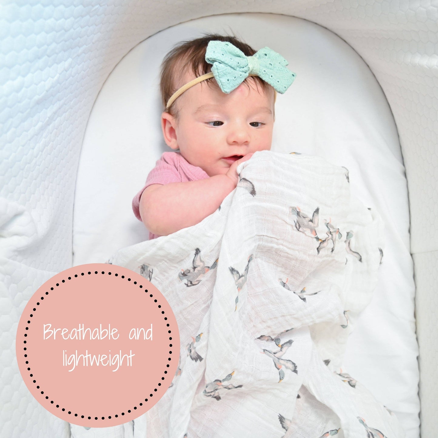 Ducks Swaddle Blanket