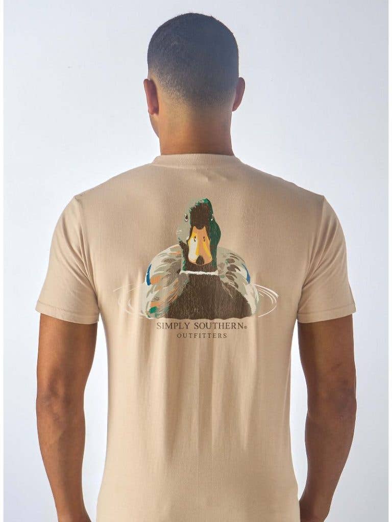 Mens Khaki Mallard T-Shirt