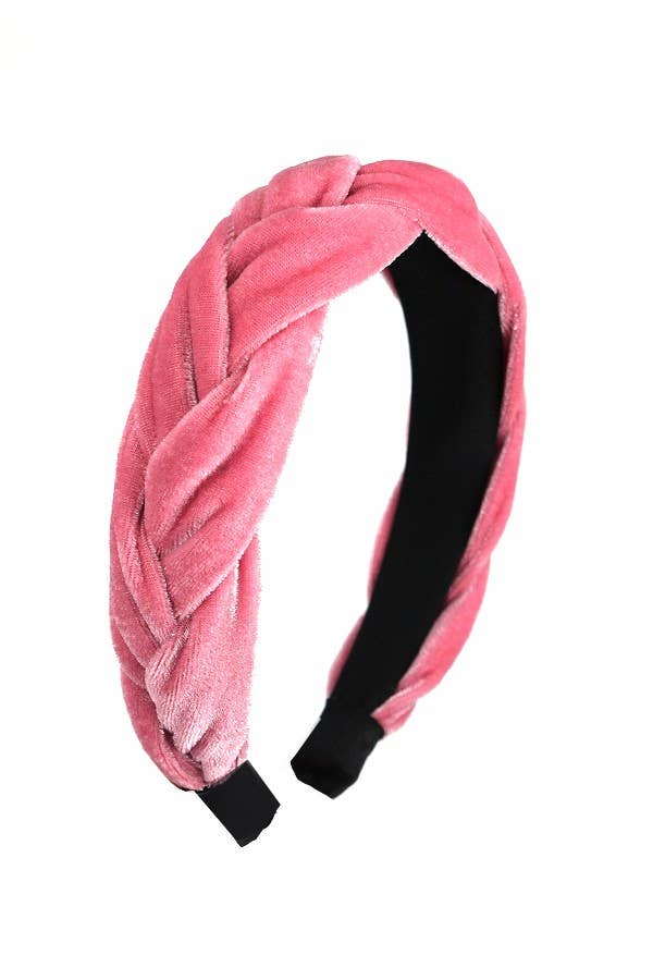 Velvet Braided Headband