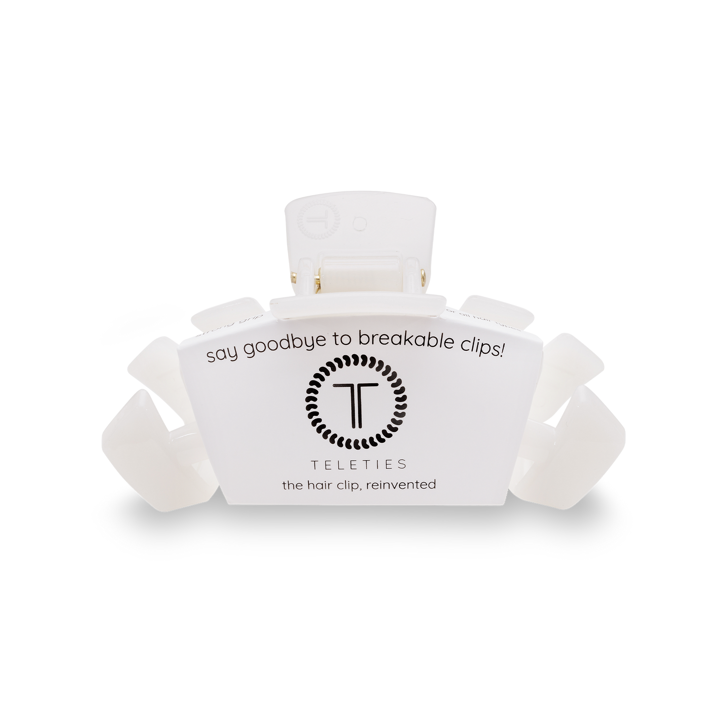 Teleties - Classic Coconut White Medium Hair Clip