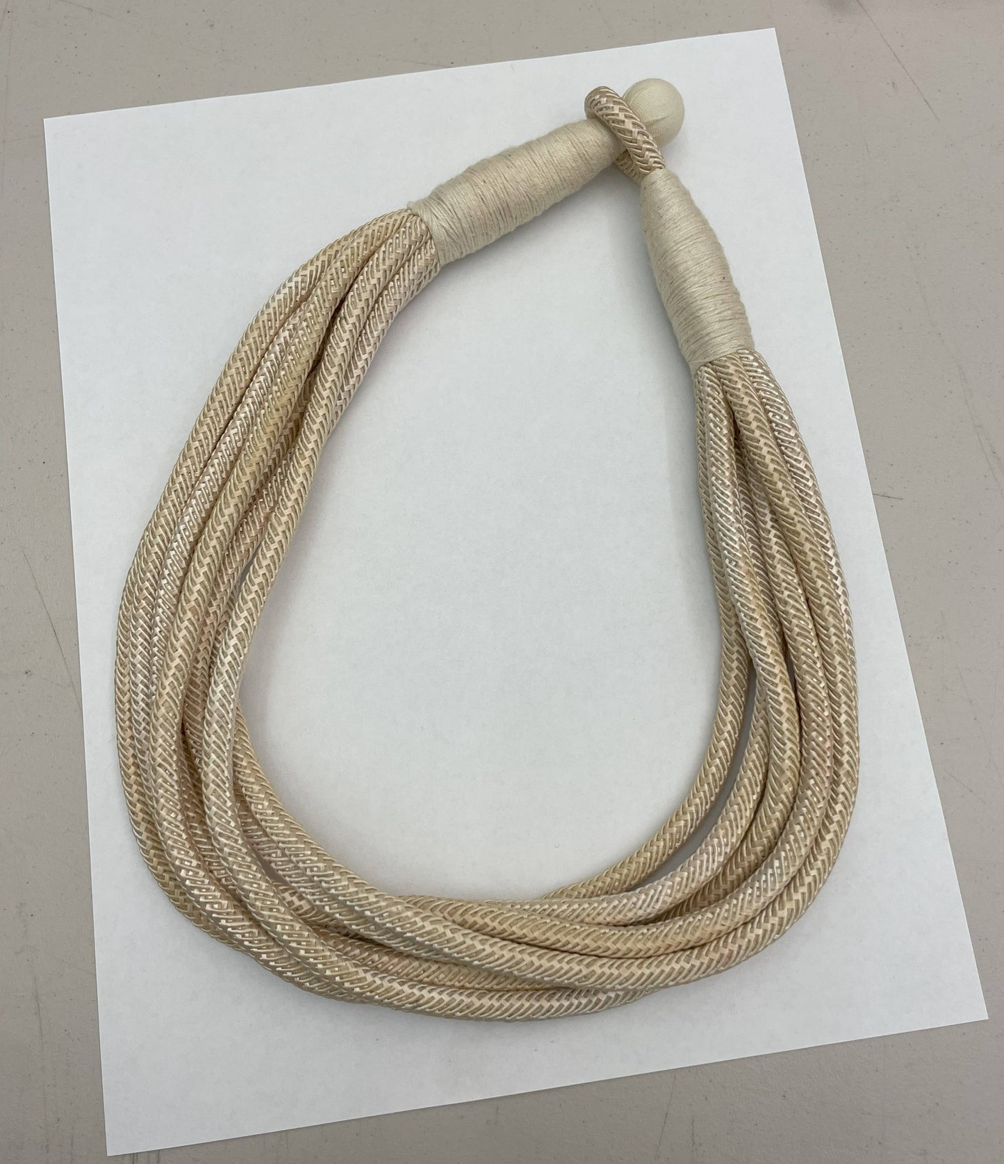 Rope Necklace in Ecru