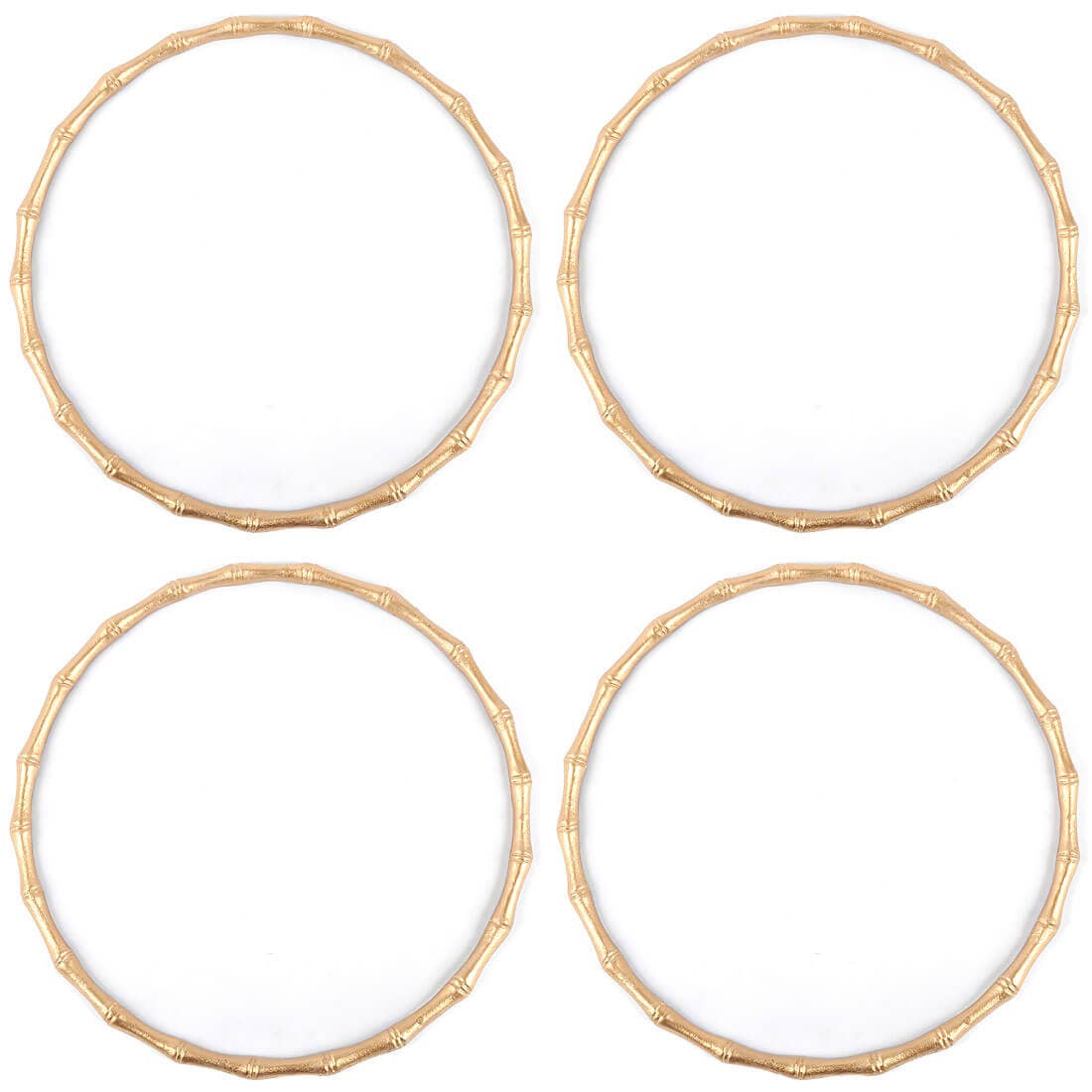 Gold Bamboo Chargers