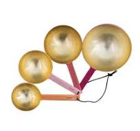 Enameled Stainless Steel Measuring Spoons, Multicolor