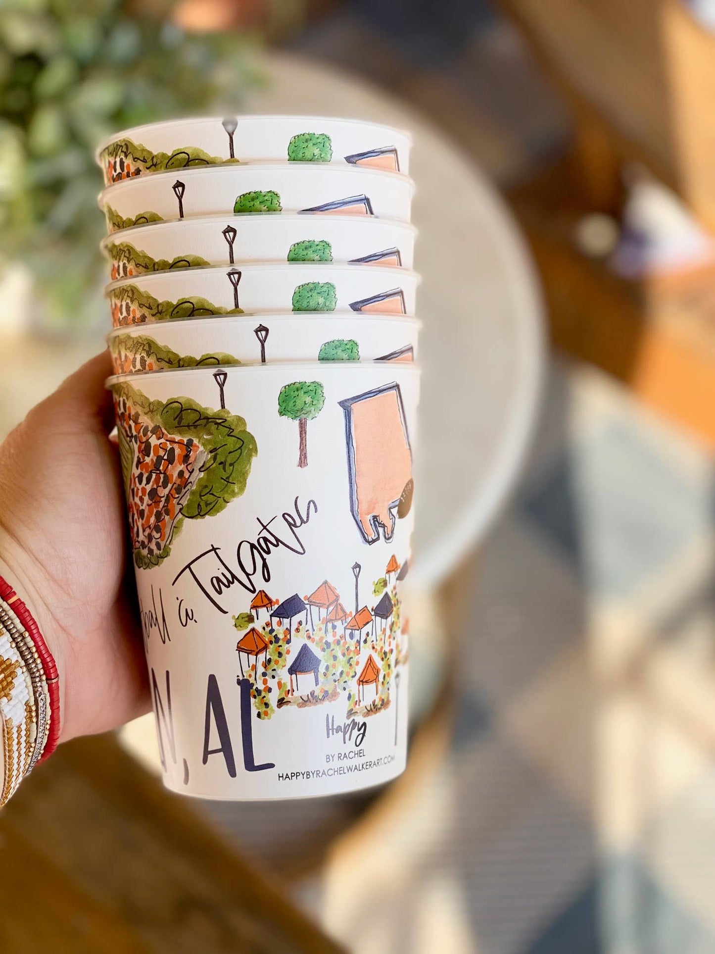 Auburn Reusable Party Cups