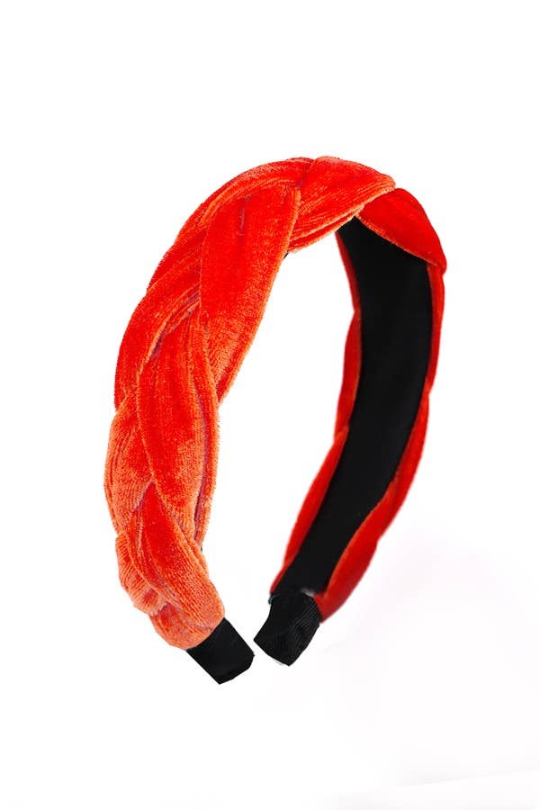 Velvet Braided Headband