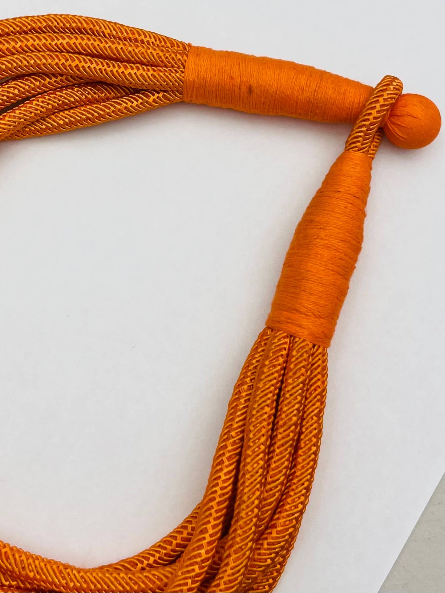 Rope Necklace in Orange