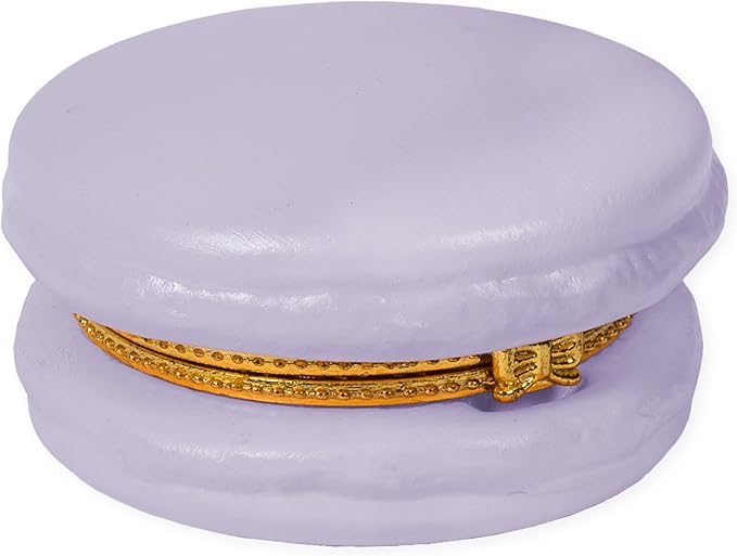 Two's Company Macaron Ceramic Limoge Style Trinket Boxes